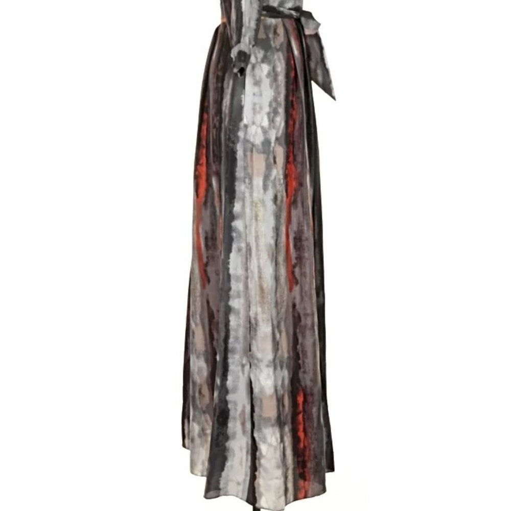 NWT Vince Camuto watercolor fall maxi dress, size 4 - Picture 6 of 16
